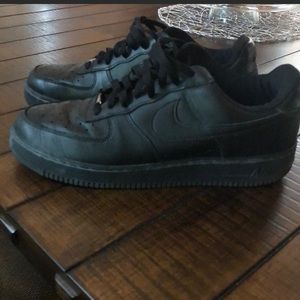 Nike Air Force 1 size 11 all black